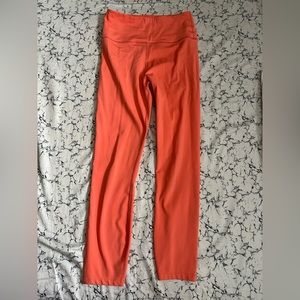 JustFab Small orange leggings 7/8 length